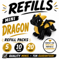 Mini Dragon Refill Pack – 3D Printed Prize Bin Toys – Choose 5, 10 or 20 – Classroom Rewards, Party Favors, Treasure Box Fillers (Copy)