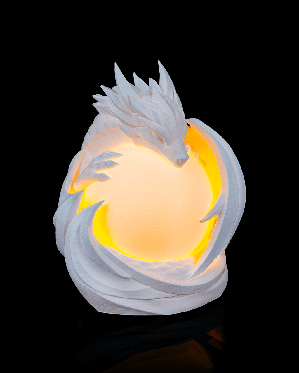 GlowOrb Dragon Lamp