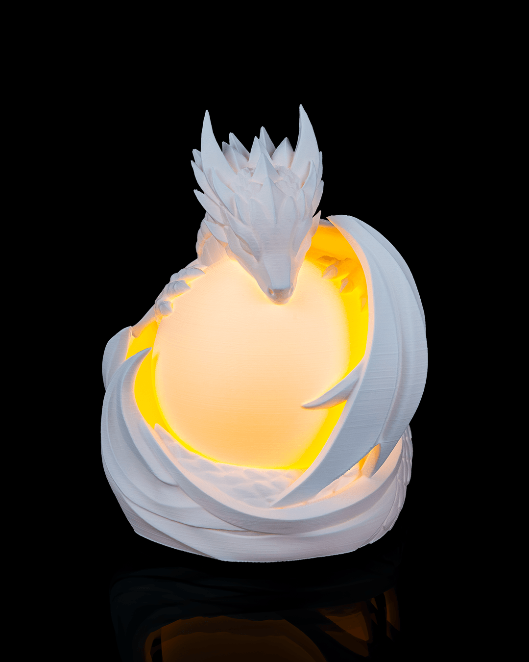 GlowOrb Dragon Lamp