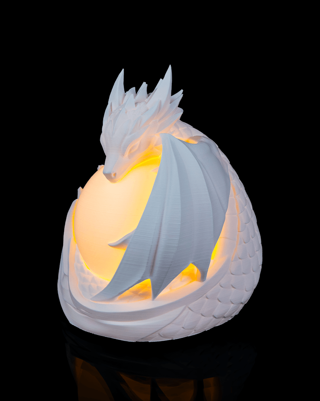 GlowOrb Dragon Lamp