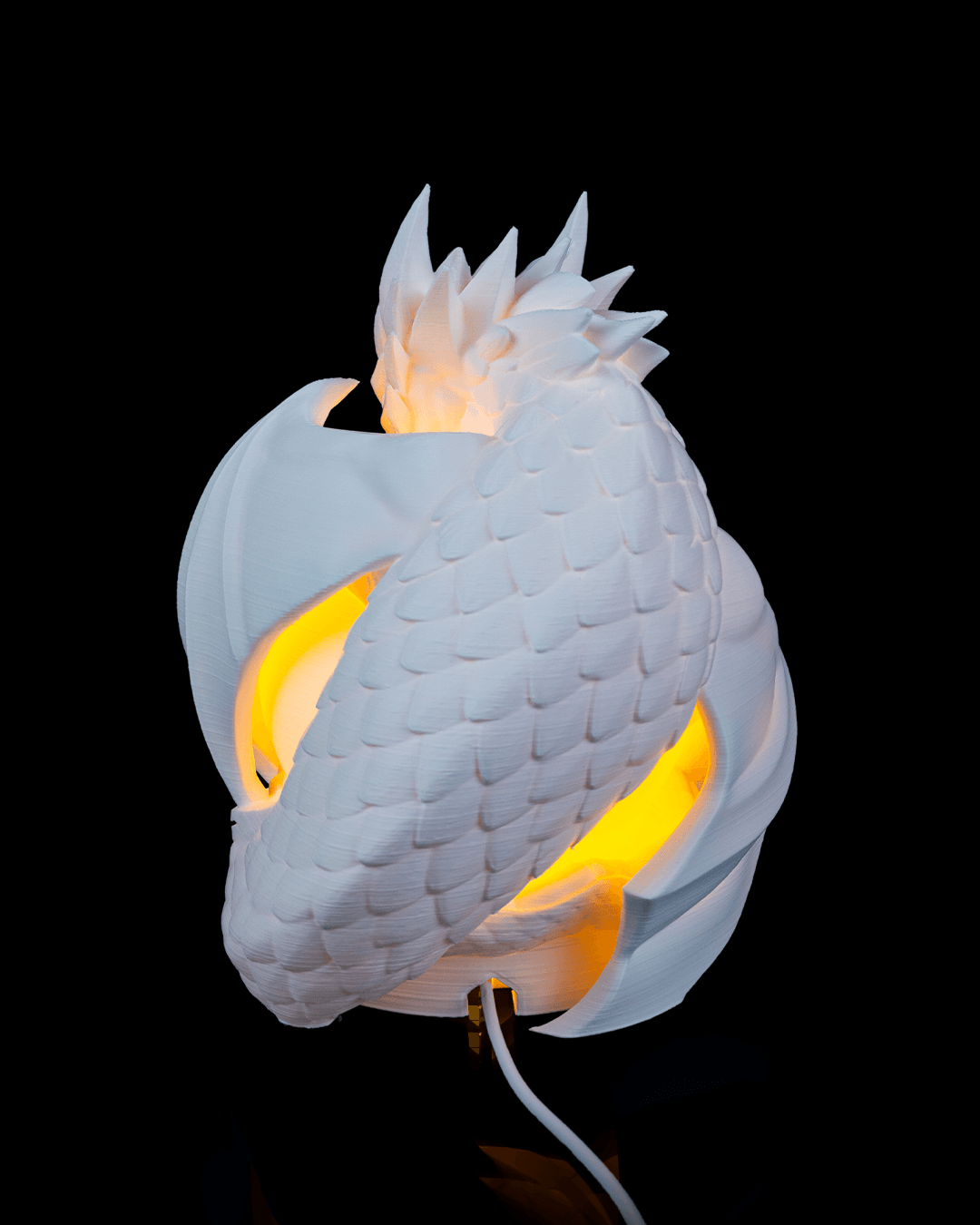 GlowOrb Dragon Lamp