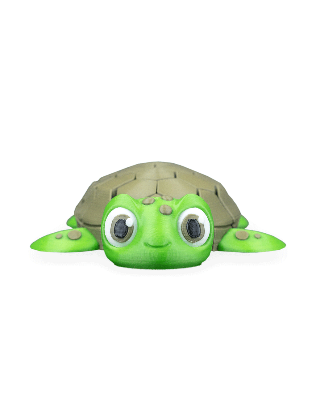 Flexi Turtle Keychain – Durable Articulated 3D Printed Charm