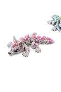 Flexi Crystal Wolf – Articulated 3D Printed Wolf