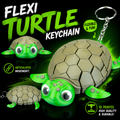 Flexi Turtle Keychain – Durable Articulated 3D Printed Charm