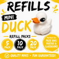 Mini Duck Refill Pack – 3D Printed Prize Bin Toys – Choose 5, 10 or 20 – Classroom Rewards, Party Favors, Treasure Box Fillers