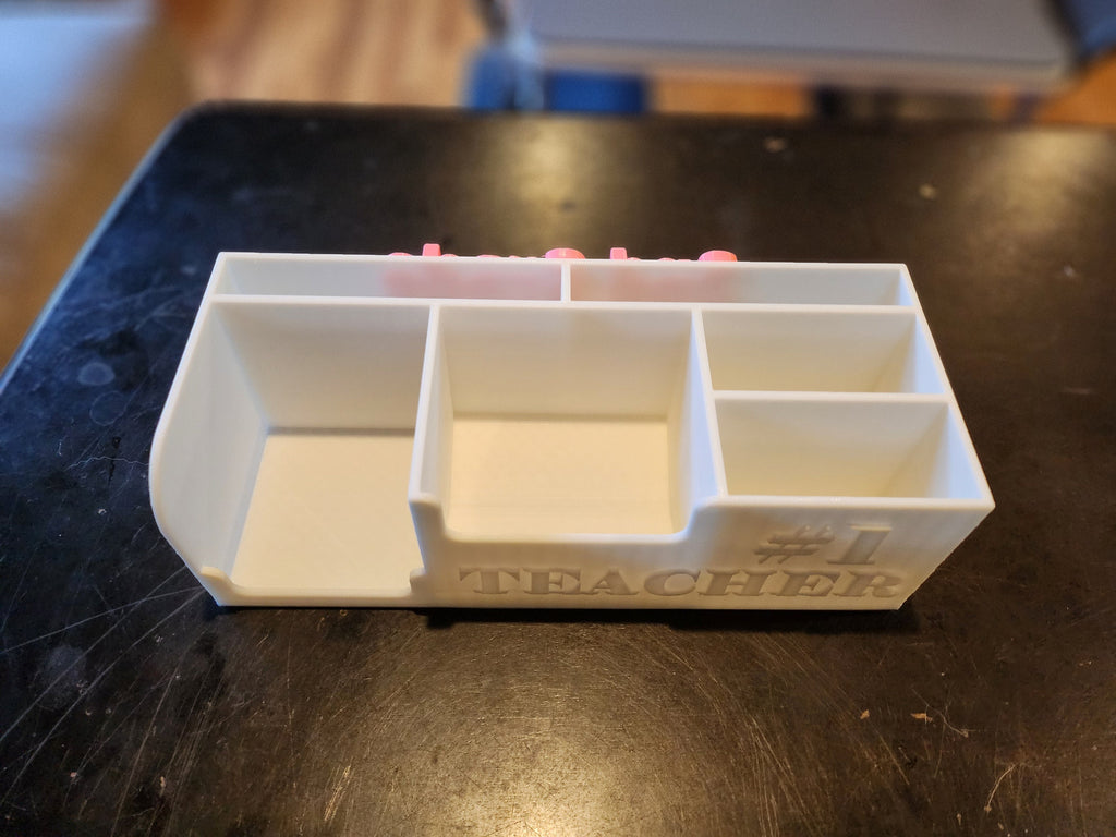 Customizable #1 Teacher DESK Organizer