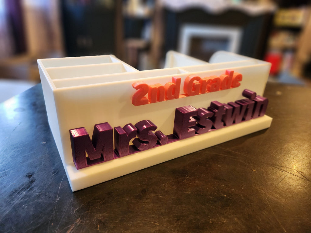 Customizable #1 Teacher DESK Organizer