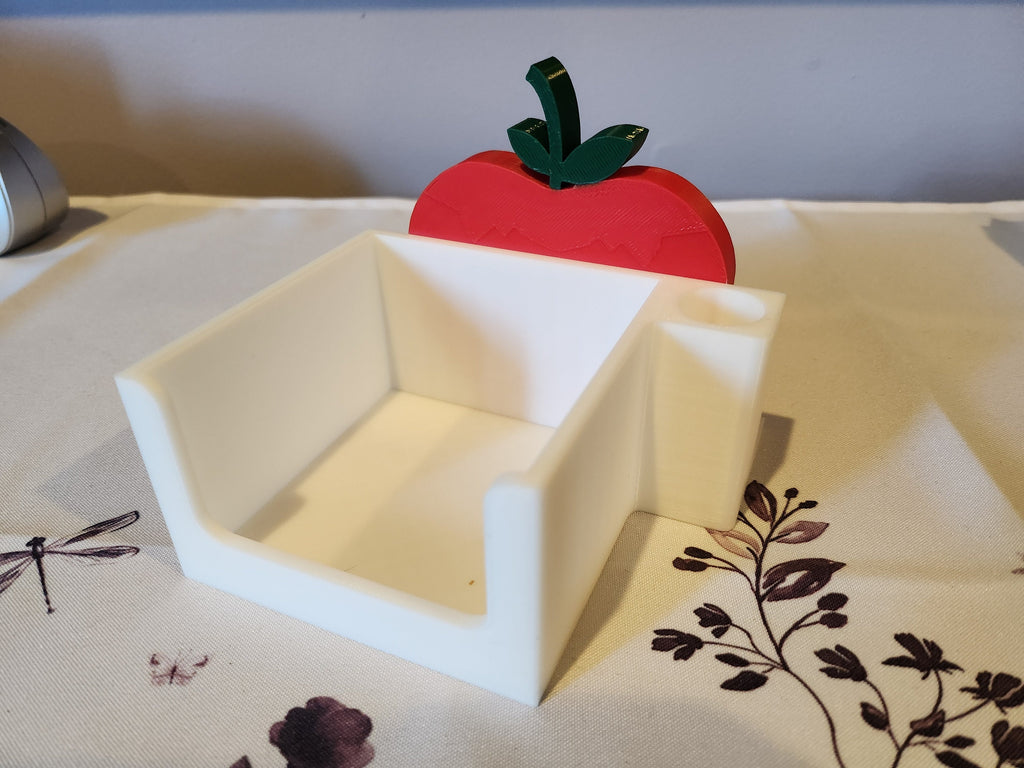 Customizable Apple Post it Note Holder