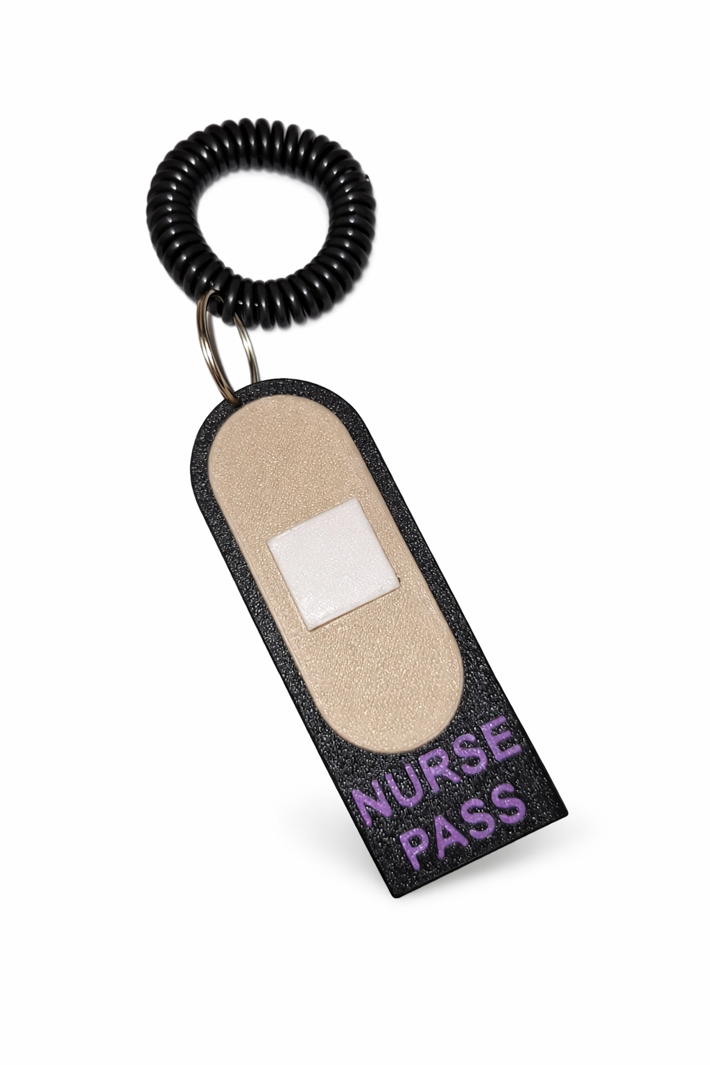 Classroom Hall Pass Kit – 6 Durable 3D Printed Passes with Wall Holder | Girls, Boys, Nurse, Office, Hall & Media Center | Teacher Classroom Organization