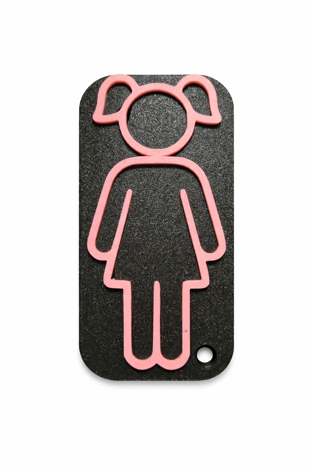 3D Printed Boys & Girls Bathroom Pass Set – Durable Classroom Hall Pass Tags – 6" Teacher Bathroom Passes